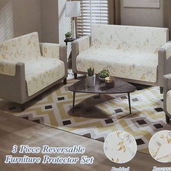 Sofa Cover or Furniture Protector Complete 3pc Set - Picture 1 of 3